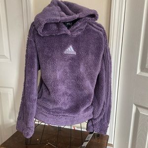 Adidas Girls Lg Large 14 hooded pullover NEW!